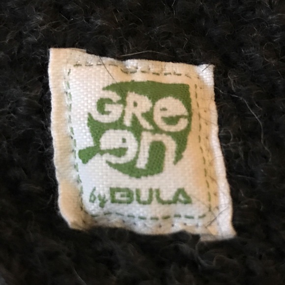 Green by Bula Knit Hat made with Alpaca wool - Picture 4 of 6